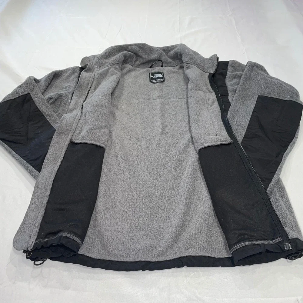 The North Face Denali Polartec Fleece Jacket Mens Medium‎ Grey Black